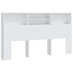 vidaXL voodipeatsi kapp valge 180x19x103,5 cm