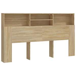 Čelo postele s úložným prostorem dub sonoma 180 x 19 x 103,5 cm - obrázek 2