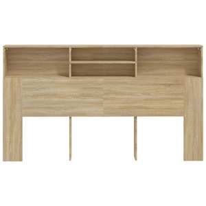 Čelo postele s úložným prostorem dub sonoma 180 x 19 x 103,5 cm - obrázek 3