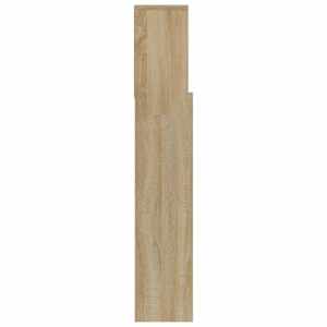 Čelo postele s úložným prostorem dub sonoma 180 x 19 x 103,5 cm - obrázek 4