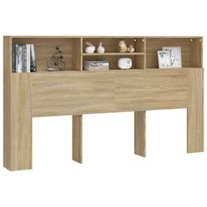 Čelo postele s úložným prostorem dub sonoma 180 x 19 x 103,5 cm - obrázek 5