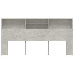 Čelo postele s úložným prostorem betonově šedé 200x19x103,5 cm - obrázek 3