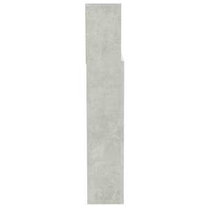 Čelo postele s úložným prostorem betonově šedé 200x19x103,5 cm - obrázek 4