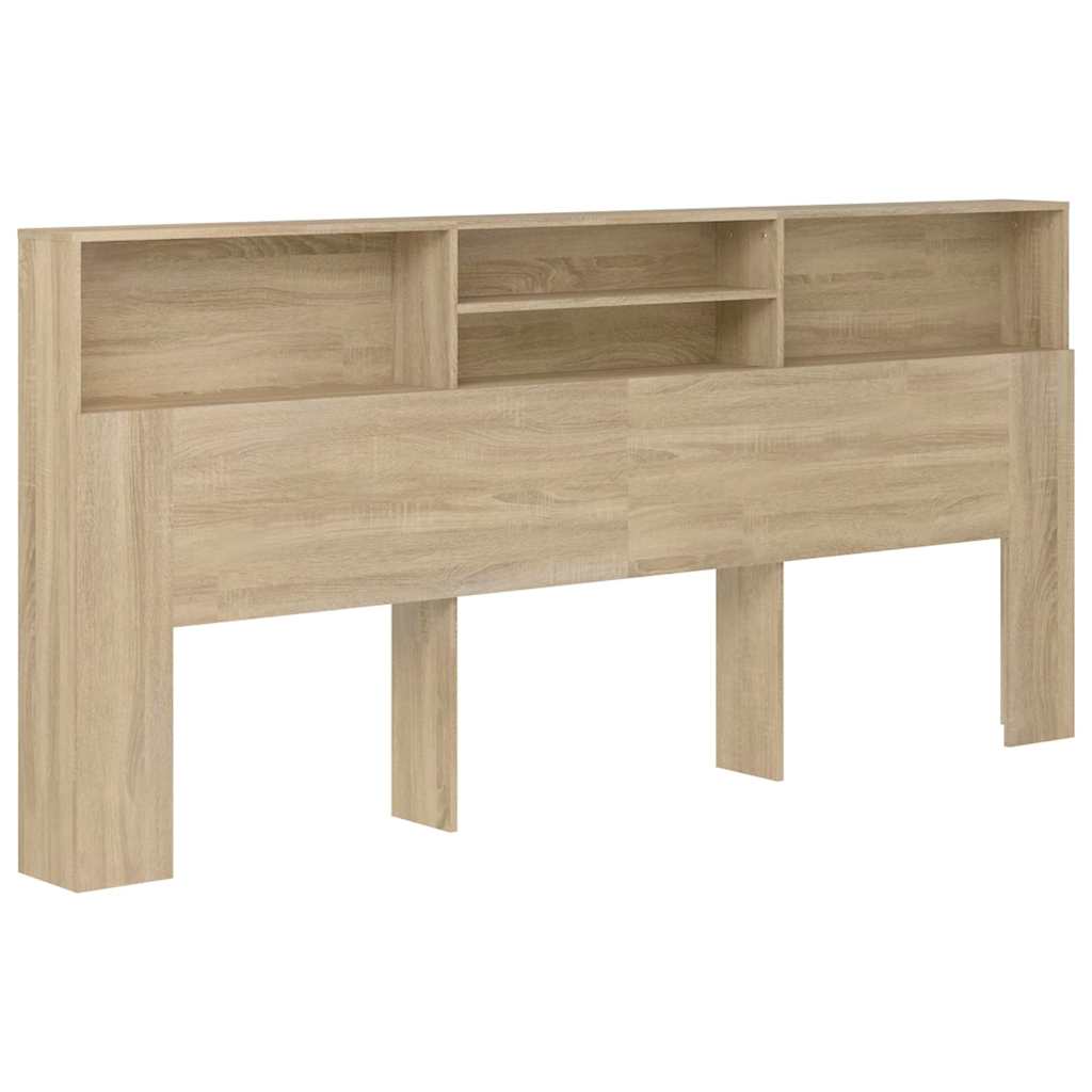 Vzglavna omarica sonoma hrast 220x19x101,5 cm