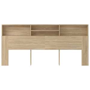 Čelo postele s úložným prostorem dub sonoma 220x19x103,5 cm - obrázek 3