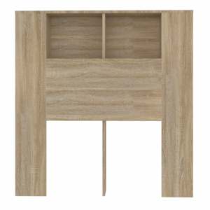 Čelo postele s úložným prostorem dub sonoma 100x18,5x102,5 cm - obrázek 4