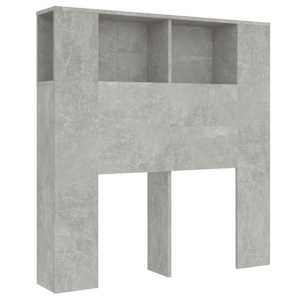 Čelo postele s úložným prostorem betonově šedé 100x18,5x102,5cm - obrázek 2