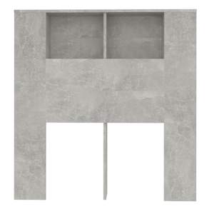 Čelo postele s úložným prostorem betonově šedé 100x18,5x102,5cm - obrázek 4