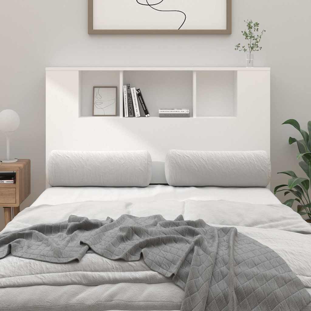 vidaXL Szafka zag��wkowa bia�a 120x18,5x102,5 cm