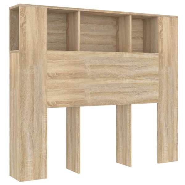 vidaXL voodipeatsi kapp, Sonoma tamm, 120 x 18,5 x 102,5 cm