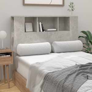Čelo postele s úložným prostorem betonově šedé 120x18,5x102,5cm - obrázek 3
