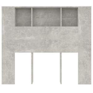 Čelo postele s úložným prostorem betonově šedé 120x18,5x102,5cm - obrázek 4