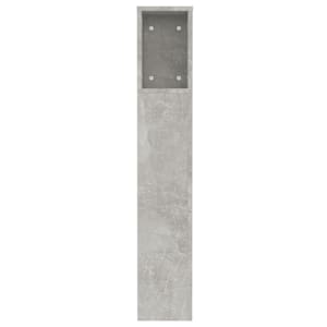 Čelo postele s úložným prostorem betonově šedé 120x18,5x102,5cm - obrázek 5