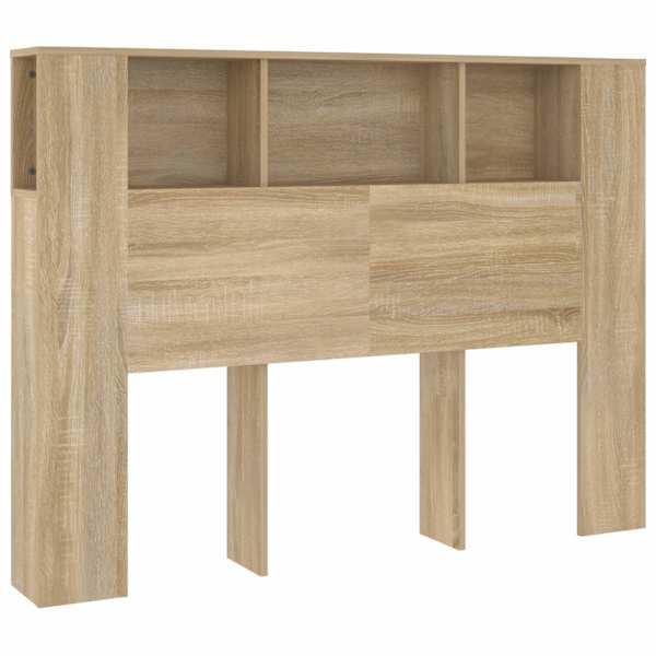 vidaXL voodipeatsi kapp, Sonoma tamm, 140 x 18,5 x 104,5 cm