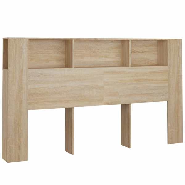 vidaXL voodipeatsi kapp, Sonoma tamm, 180 x 18,5 x 104,5 cm