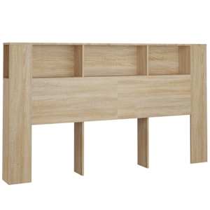 Čelo postele s úložným prostorem dub sonoma 180x18,5x104,5 cm - obrázek 2