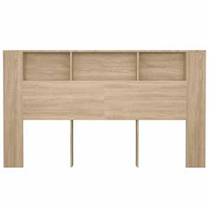 Čelo postele s úložným prostorem dub sonoma 180x18,5x104,5 cm - obrázek 4
