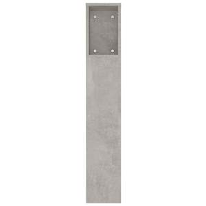 Čelo postele s úložným prostorem betonově šedé 180x18,5x104,5cm - obrázek 5