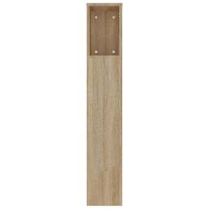 Čelo postele s úložným prostorem dub sonoma 220x18,5x104,5 cm - obrázek 5