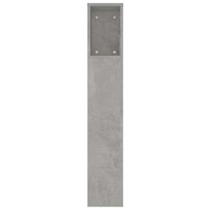 Čelo postele s úložným prostorem betonově šedé 220x18,5x104,5cm - obrázek 5