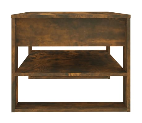 vidaXL kafijas galdiņš, ozola krāsa, 102x55x45 cm, inženierijas koks, Dūmakaina ozolkoka vidaXL kafijas galdiņš, ozola krāsa, 102x55x45 cm, inženierijas koks