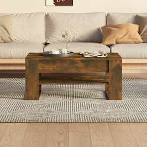 Konferenční stolek kouřový dub 102x55x45 cm kompozitní dřevo - obrázek 5