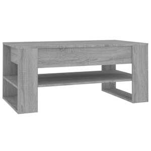 Konferenční stolek šedý sonoma 102x55x45 cm kompozitní dřevo - obrázek 2