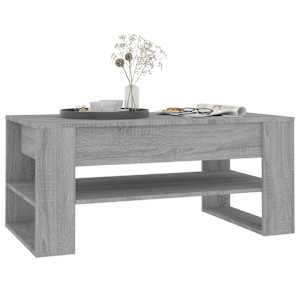 Konferenční stolek šedý sonoma 102x55x45 cm kompozitní dřevo - obrázek 6