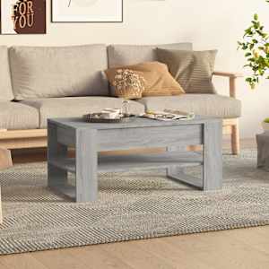Konferenční stolek šedý sonoma 102x55x45 cm kompozitní dřevo