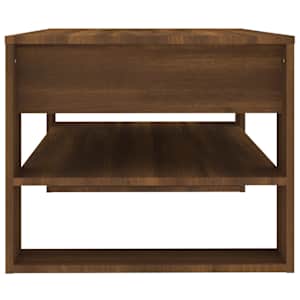 Konferenční stolek hnědý dub 102 x 55 x 45 cm kompozitní dřevo - obrázek 4
