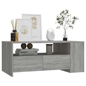 Konferenční stolek šedý sonoma 102x55x42 cm kompozitní dřevo - obrázek 6