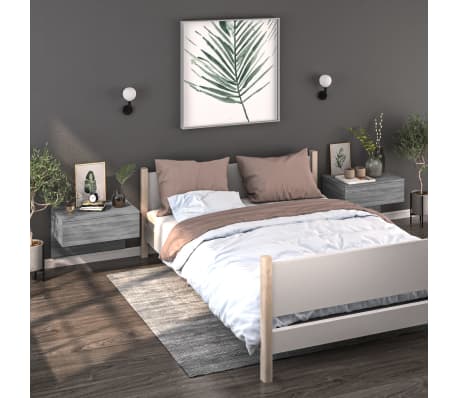 vidaXL seinale kinnitatav &ouml;&ouml;kapp hall Sonoma tamm