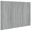 vidaXL voodipeats, hall Sonoma, 120 x 1,5 x 80 cm, tehispuit