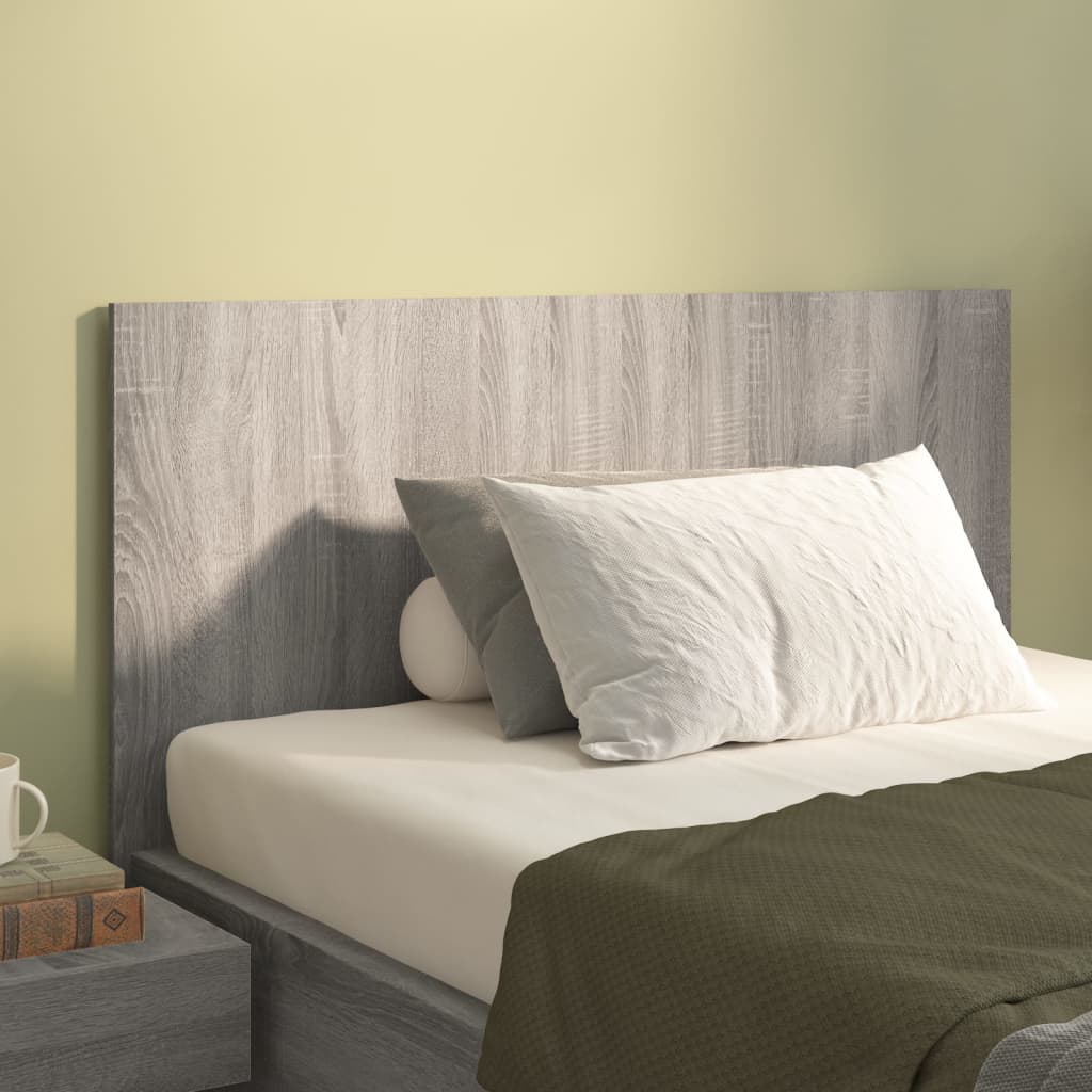 vidaXL Tăblie de pat, gri sonoma, 120×1,5×80 cm, lemn compozit (si imagine noua