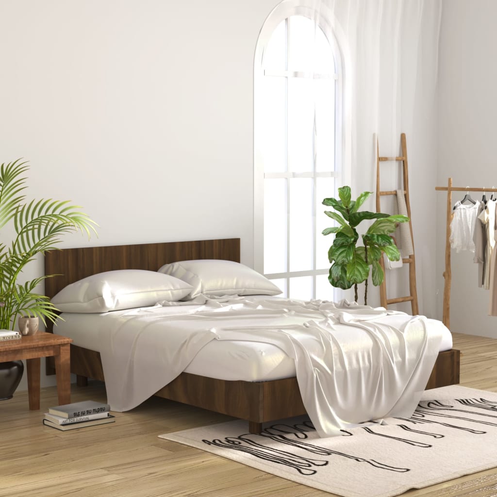 

vidaXL Hoofdbord 160x1,5x80 cm bewerkt hout bruineikenkleurig