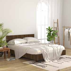 vidaXL T&ecirc;te de lit Ch&ecirc;ne marron 160x1,5x80 cm Bois d'ing&eacute;nierie
