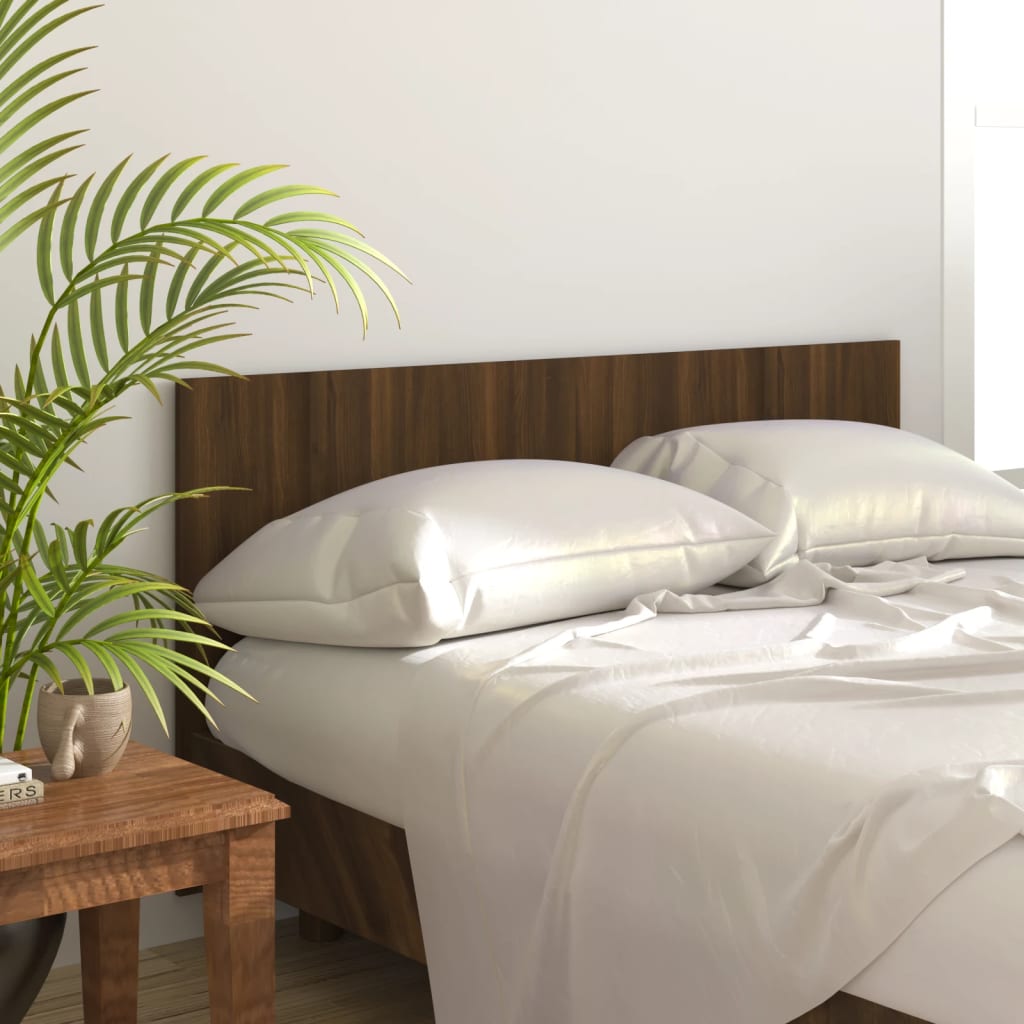 vidaXL Bed Headboard Brown Oak 160×1.5×80 cm Engineered Wood