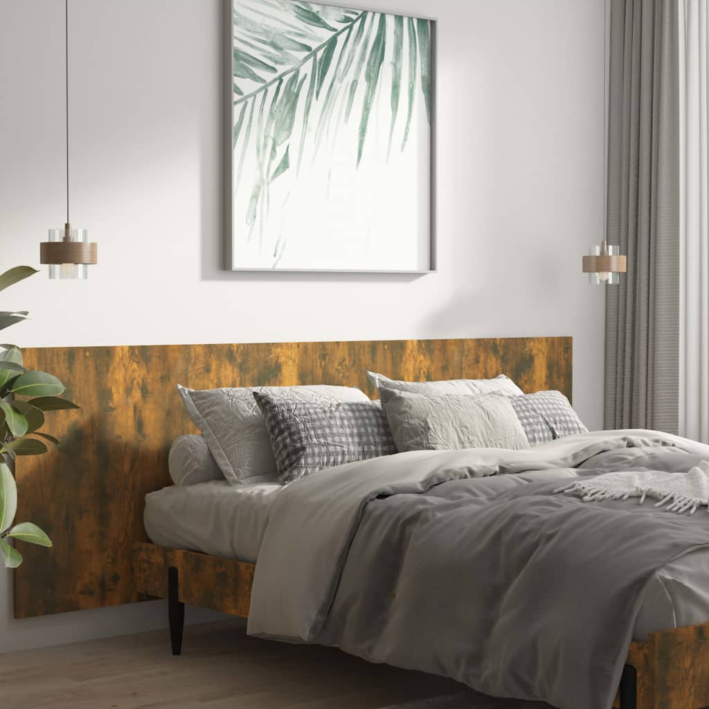 Thumbnail - vidaXL Wand Kopfteil Räuchereiche 240x1,5x80 cm Holzwerkstoff