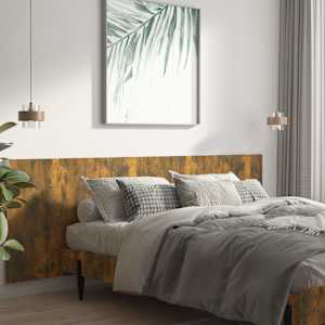 Nástěnné čelo postele kouřový dub 240x1,5x80cm kompozitní dřevo - obrázek 3