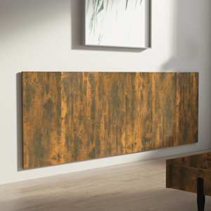 Nástěnné čelo postele kouřový dub 240x1,5x80cm kompozitní dřevo - obrázek 4