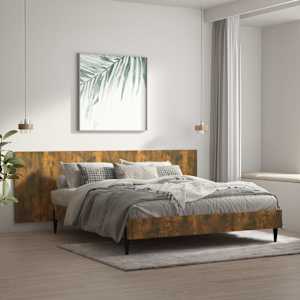 Nástěnné čelo postele kouřový dub 240x1,5x80cm kompozitní dřevo - obrázek 1