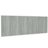 vidaXL voodipeats, hall Sonoma, 240 x 1,5 x 80 cm, tehispuit