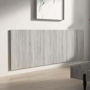 Nástěnné čelo postele šedé sonoma 200x1,5x80cm kompozitní dřevo - obrázek 4