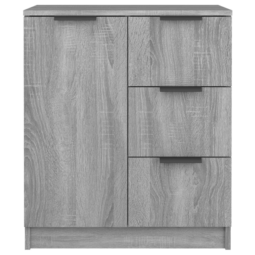 

vidaXL Dressoir 60x30x70 cm bewerkt hout grijs sonoma eikenkleurig