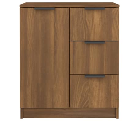 vidaXL puhvetkapp, pruun tamm, 60 x 30 x 70 cm, tehispuit