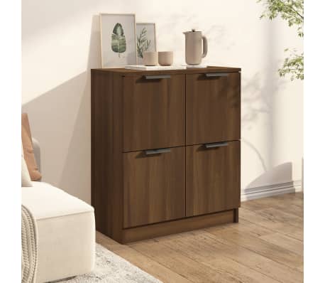 vidaXL Sideboard Braun Eichen-Optik 60x30x70 cm Holzwerkstoff