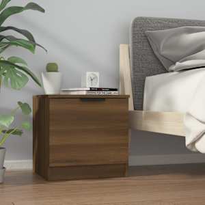 vidaXL Tables de chevet 2 pcs Ch&ecirc;ne marron 40x39x40 cm