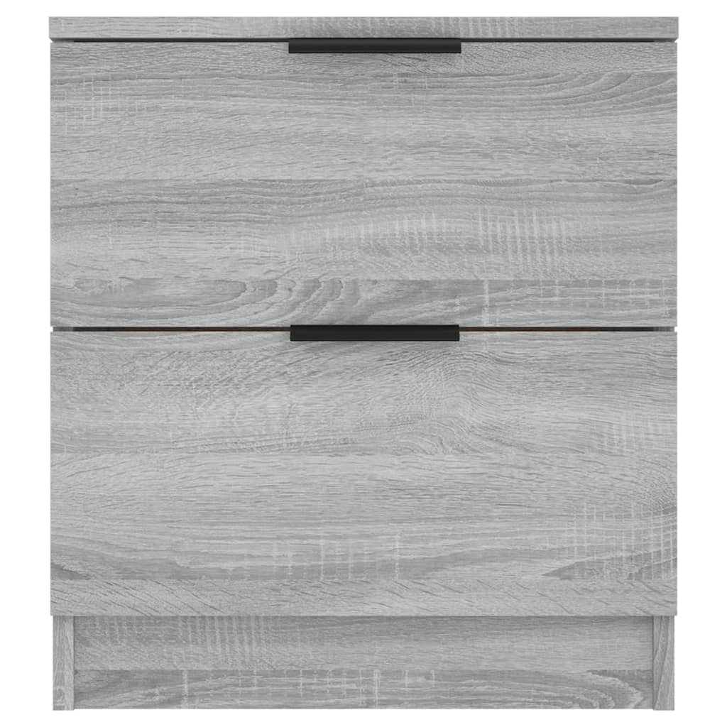 

vidaXL Nachtkastje bewerkt hout grijs sonoma eikenkleurig
