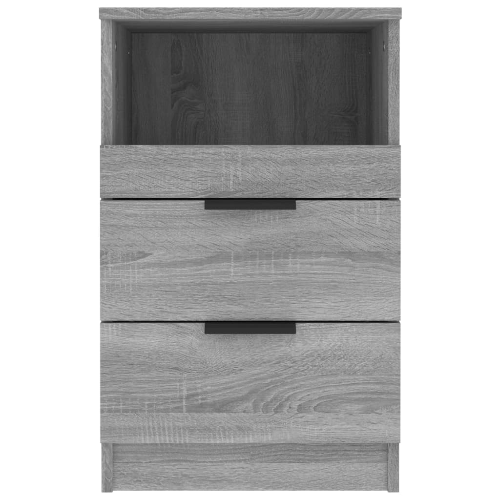 

vidaXL Nachtkastje bewerkt hout grijs sonoma eikenkleurig