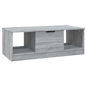 Konferenční stolek šedý sonoma 102x50x36 cm kompozitní dřevo - obrázek 2